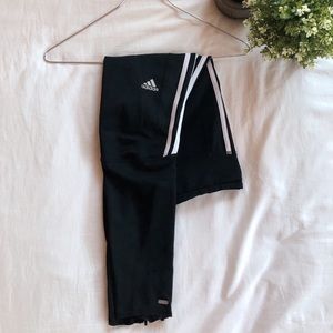Adidas Response Leggings (black + stripes)
